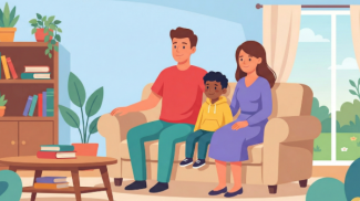 family on the couch 