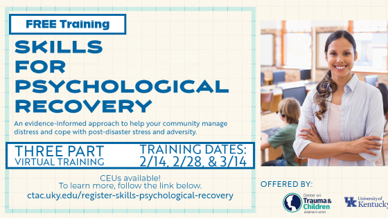 Skills for Psychological Recovery 3 part training