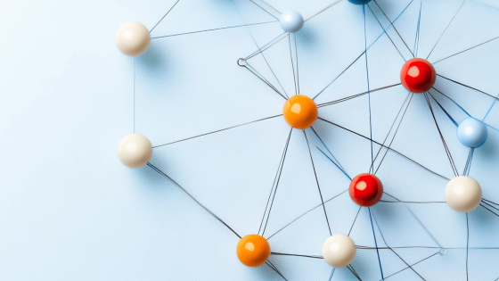 illustration showing connections